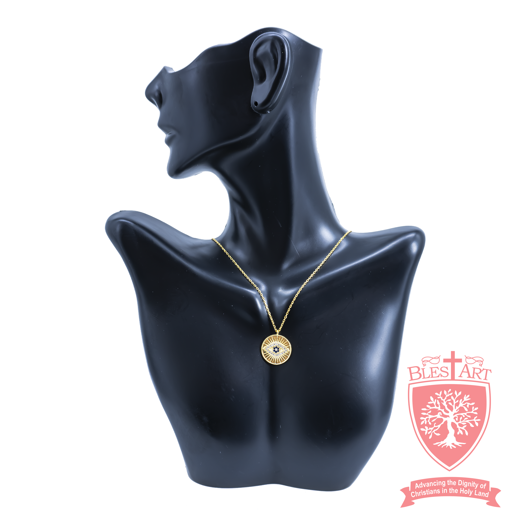 Elegant Gold Plated Pendant Necklace