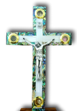 Latin Cross With Seashells and Holy items