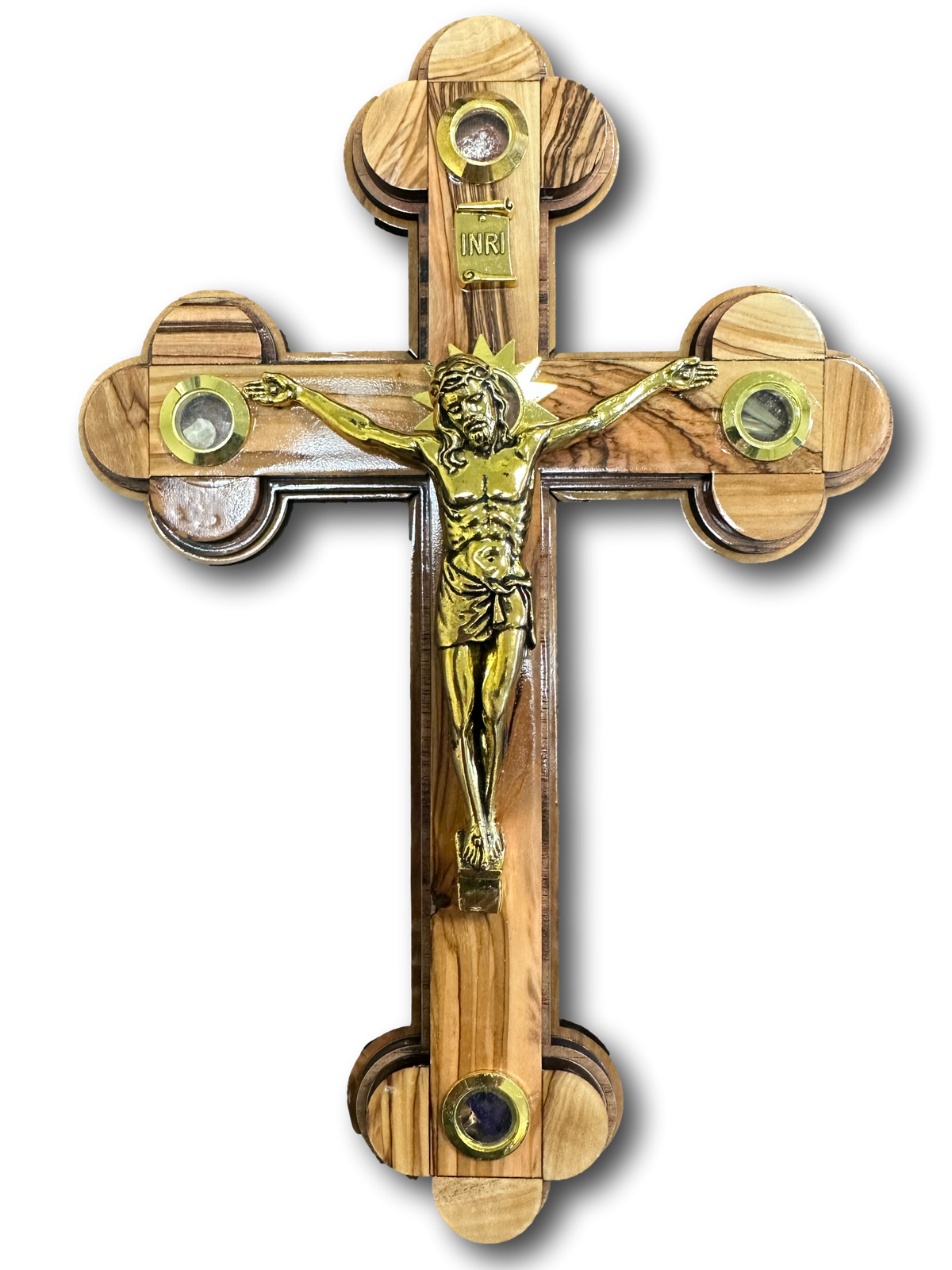 Roman Crucifix with Dark Edges