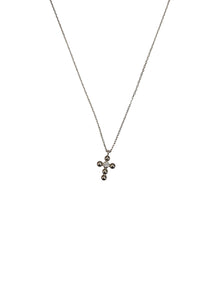 Silver Plated Classic Cross Necklace