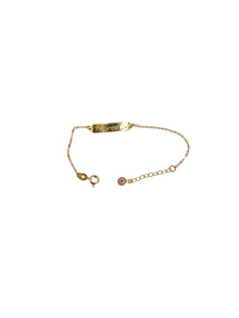 Gold Plated Princess Evil Eye Bracelet