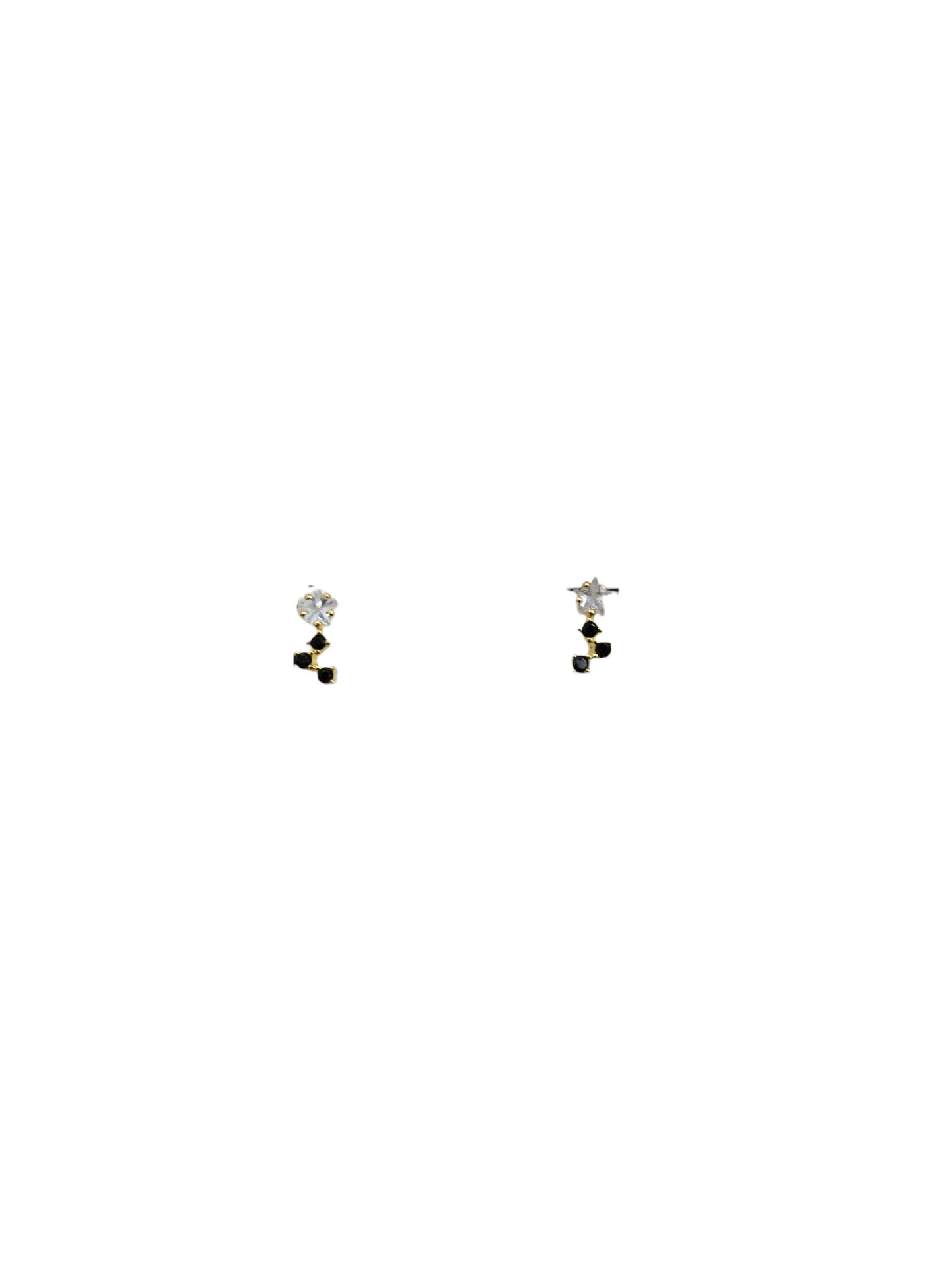 Star and Cross Dangle Earrings