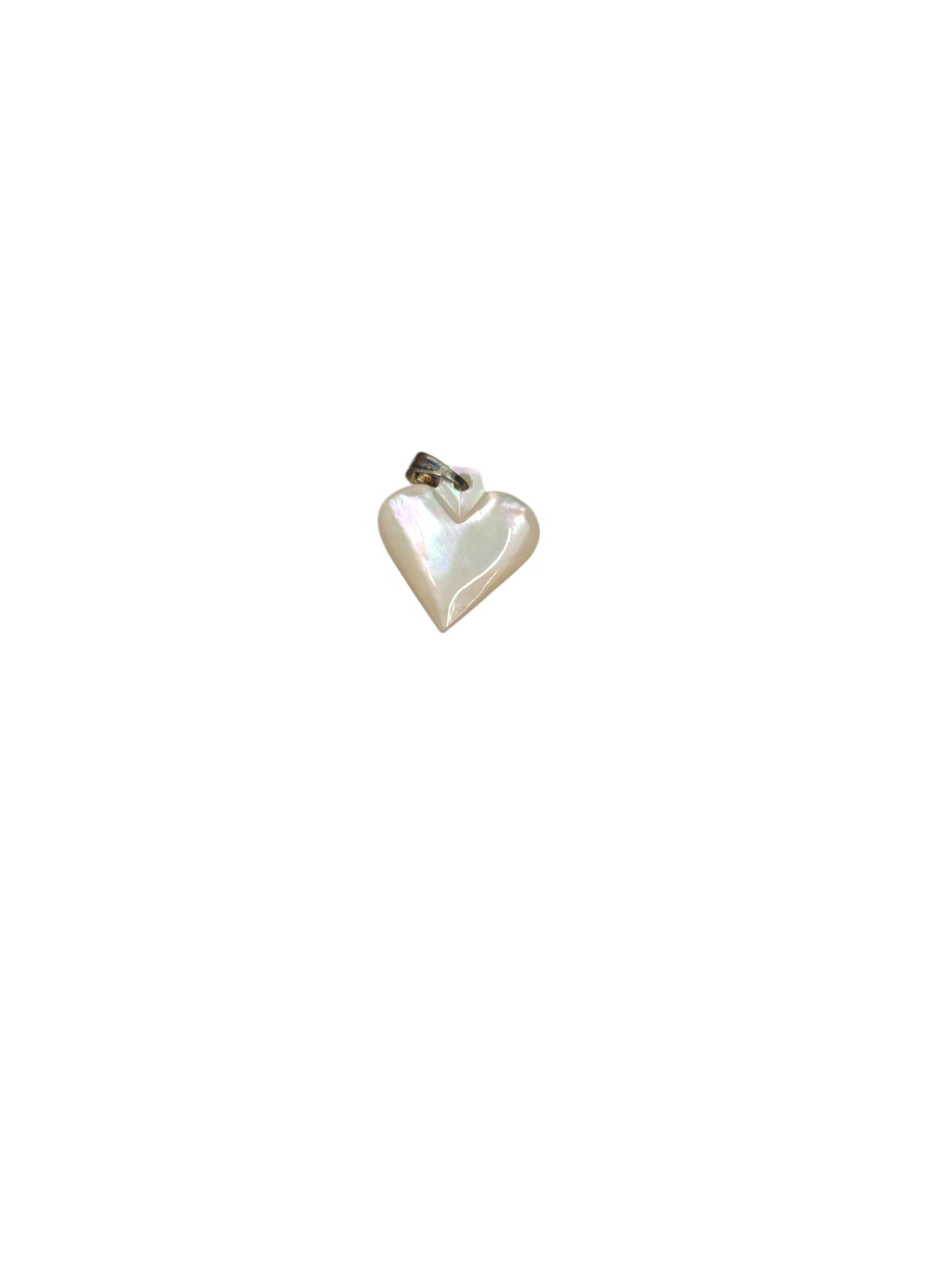 Mother of Pearl Heart Pendant
