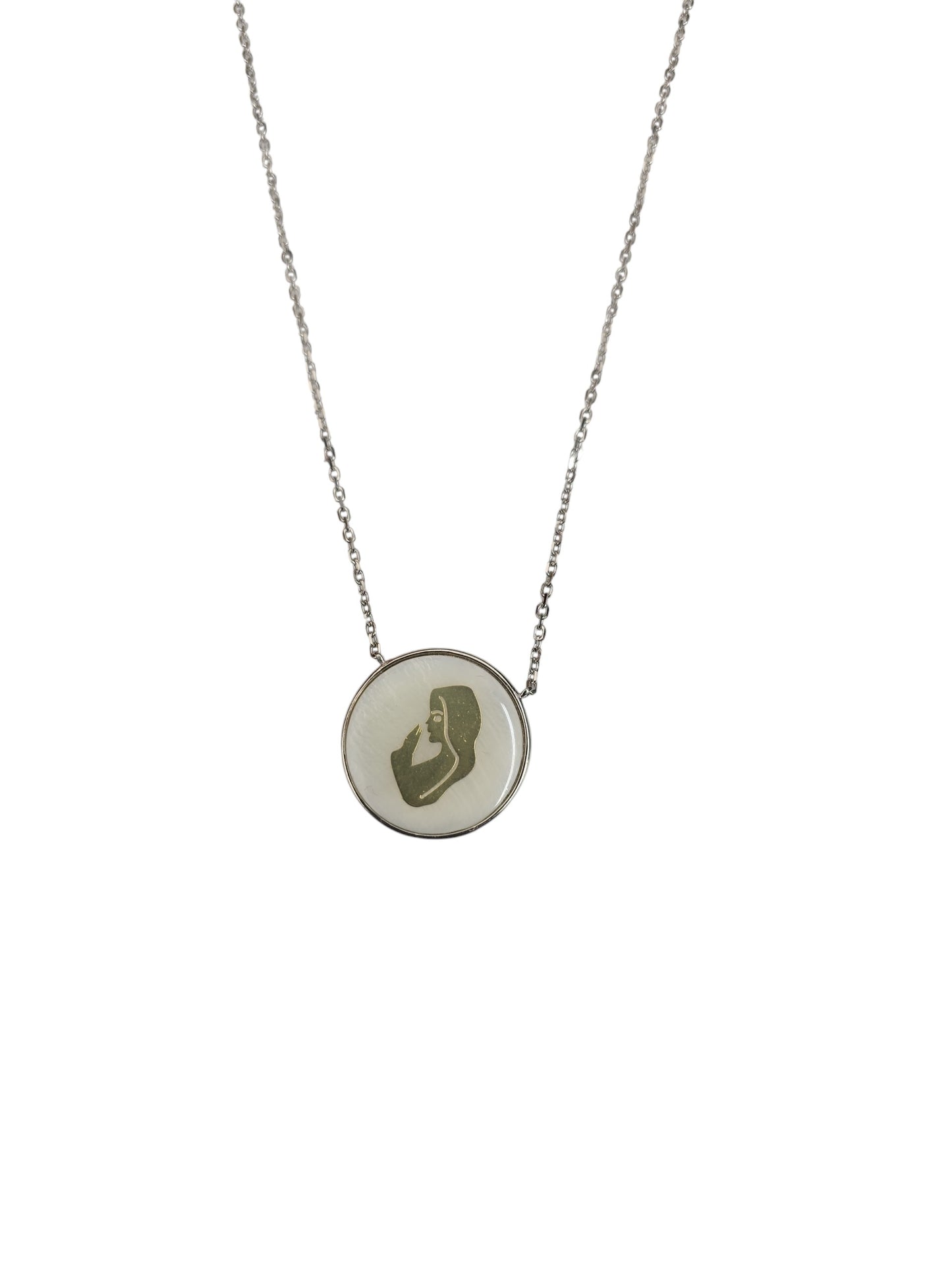 Mother Mary Pearl Necklace
