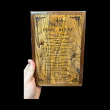 Home Rules – Hand-Carved Olive Wood Scripture Plaque