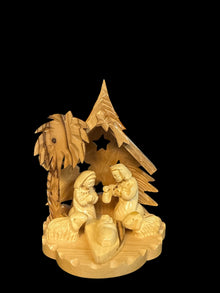 Miniature Hand-Carved Olive Wood Nativity Scene – Made in Bethlehem