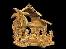 Classic Olive Wood Nativity Scene – Hand-Carved in Bethlehem