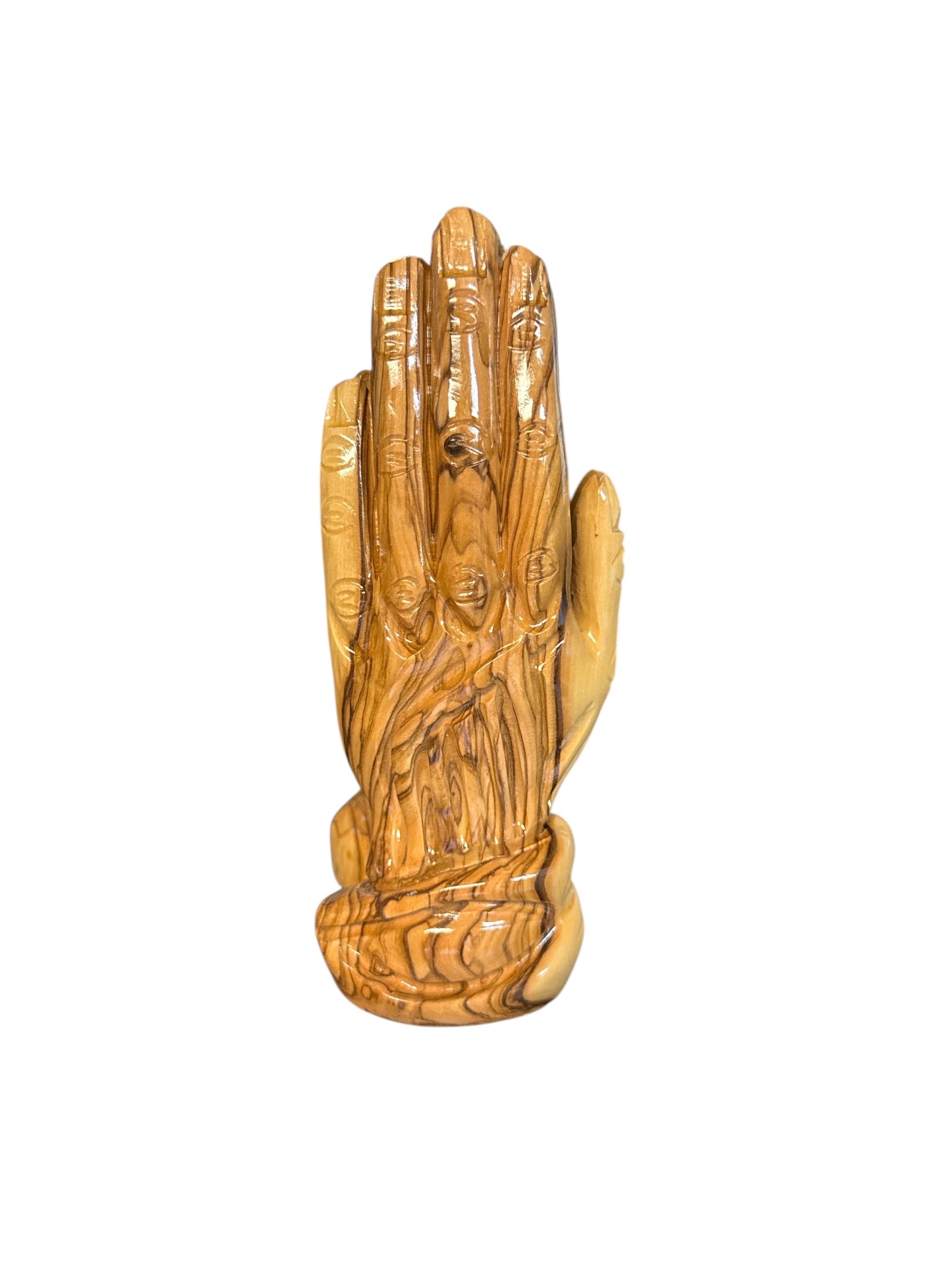 Praying Hands – Hand-Carved Olive Wood Statue