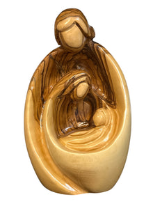 Miniature Nativity Scene – Hand-Carved Olive Wood Creche Small
