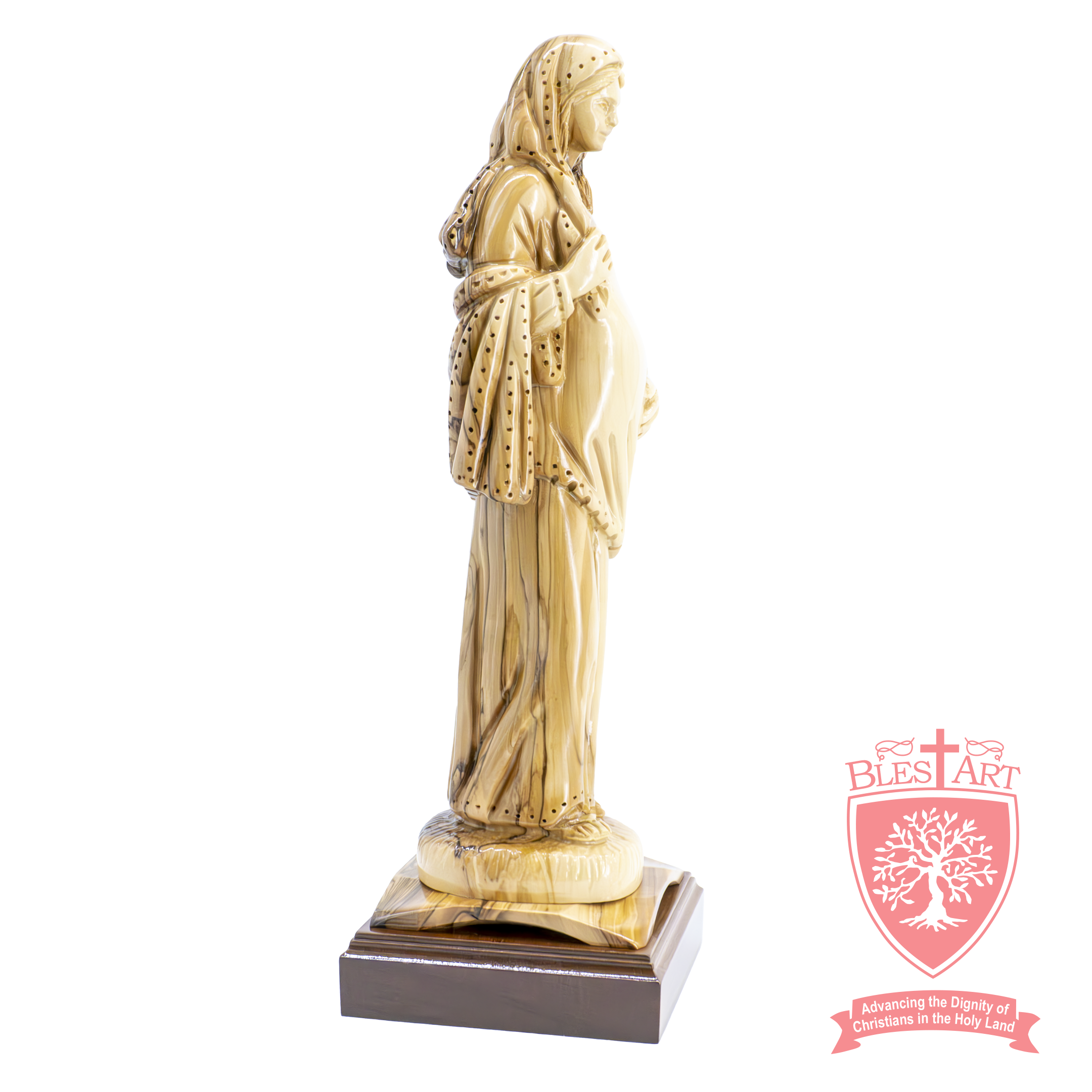Pregnant Mary - Olive Wood