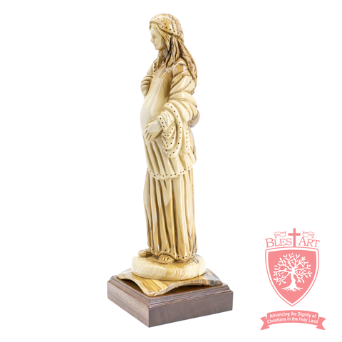 Pregnant Mary - Olive Wood