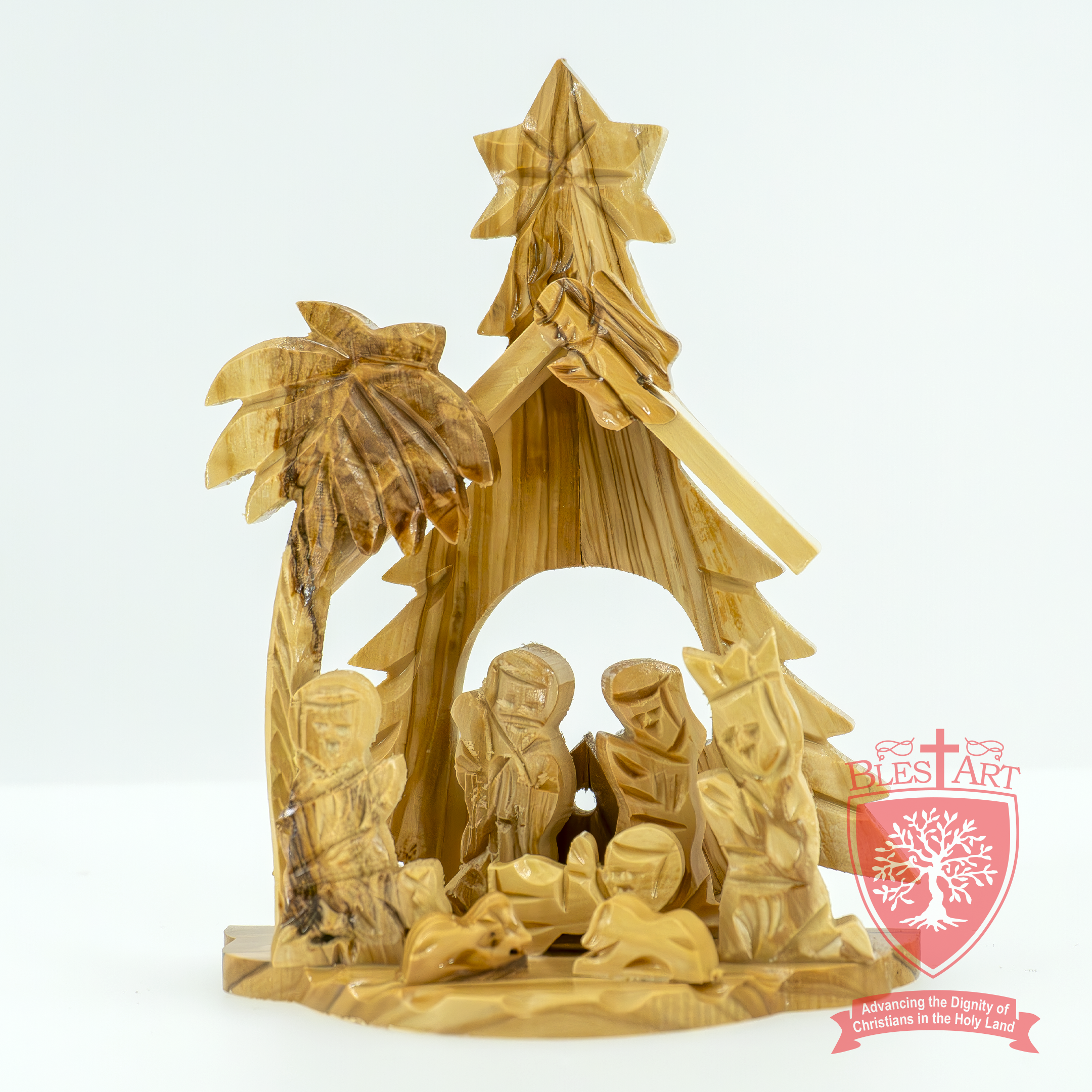Olive Wood Nativity Set - 7 Styles