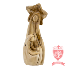 Olive Wood Holy Family Star-Shaped Statue