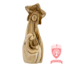 Olive Wood Holy Family Star-Shaped Statue