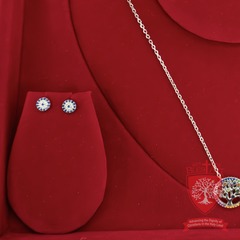 Eternal Harmony: High-End Tree of Life Jewelry Set