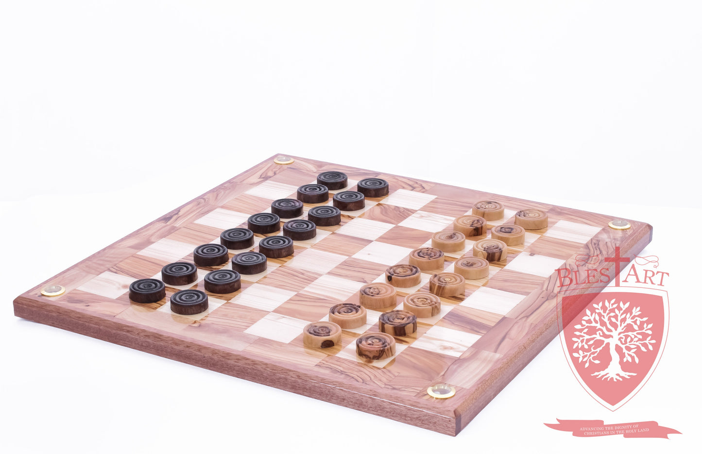 Hand Made Checkers Set with Relics