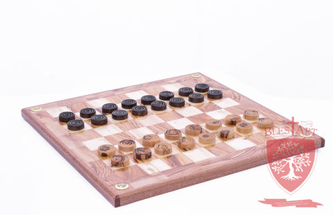 Hand Made Checkers Set with Relics