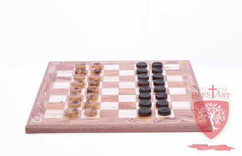 Hand Made Checkers Set with Relics