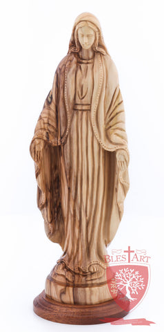 Blessed Mother Mary - Olive wood