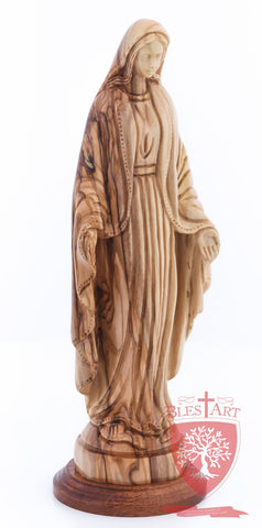 Blessed Mother Mary - Olive wood