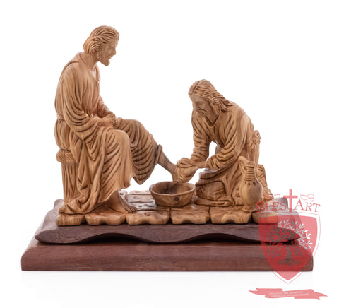 Jesus washing St. Peter`s feet JN 3:16