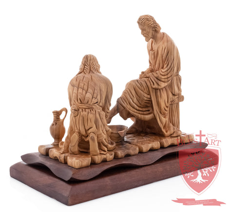 Jesus washing St. Peter`s feet JN 3:16