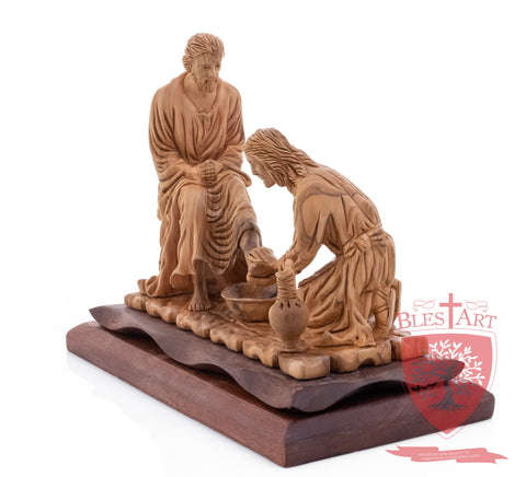 Jesus washing St. Peter`s feet JN 3:16