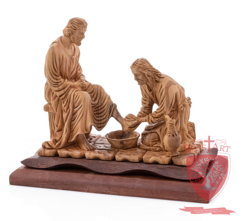 Jesus washing St. Peter`s feet JN 3:16