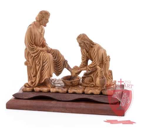 Jesus washing St. Peter`s feet JN 3:16