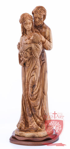 Holy Family, Joseph Looking Over the Shoulder style, Size: 17.7" Height