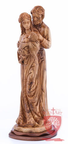 Holy Family, Joseph Looking Over the Shoulder style, Size: 17.7" Height