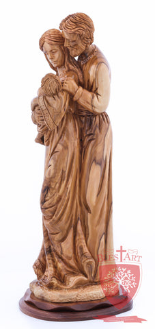 Holy Family, Joseph Looking Over the Shoulder style, Size: 17.7" Height