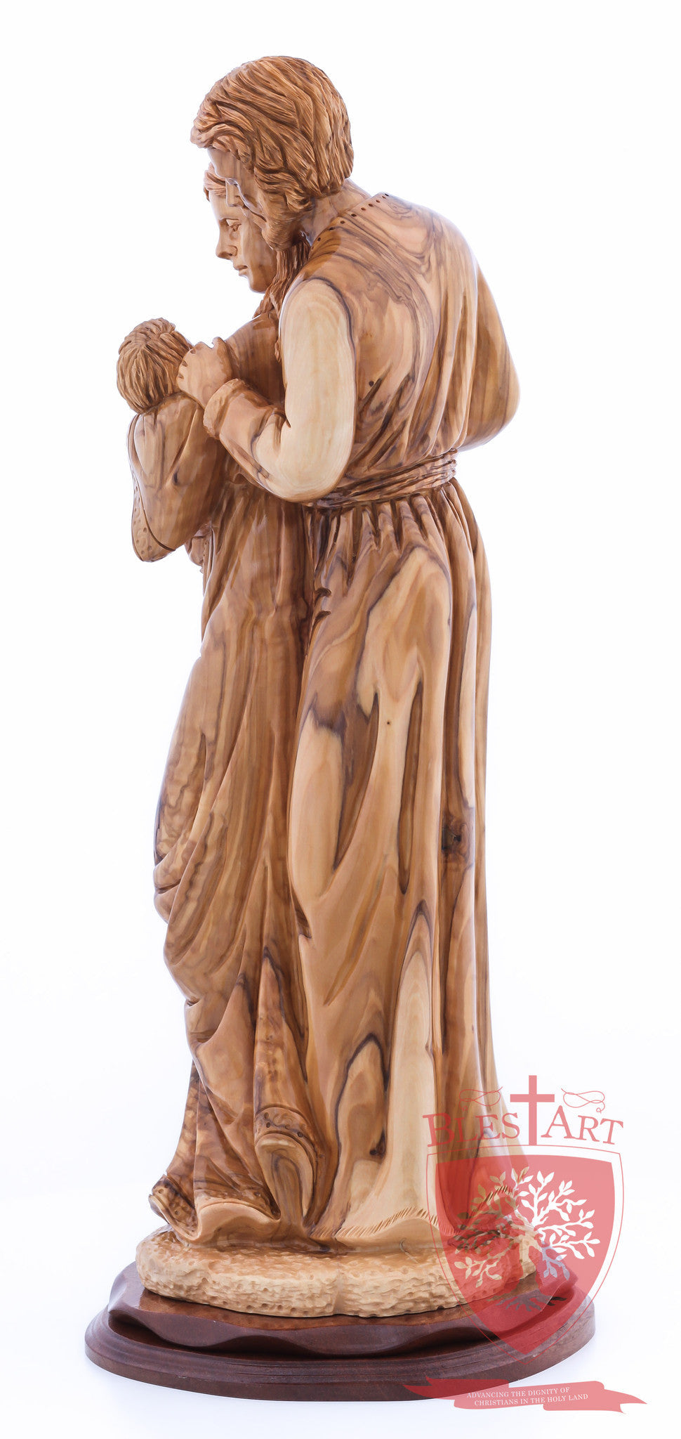 Holy Family, Joseph Looking Over the Shoulder style, Size: 17.7" Height