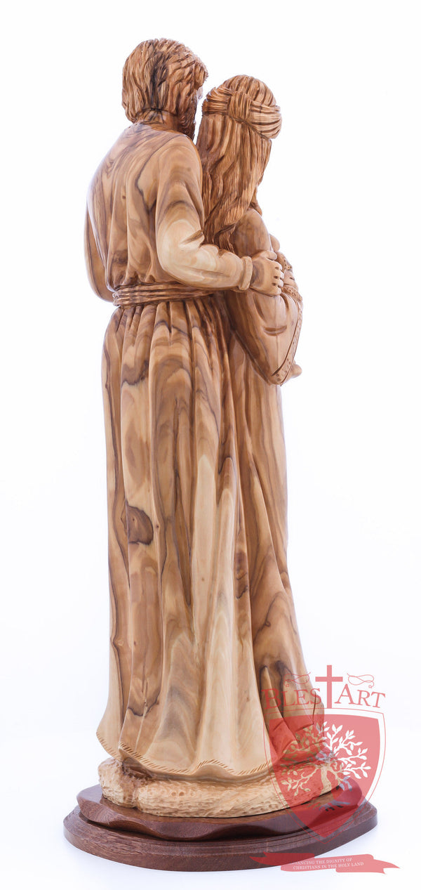 Holy Family, Joseph Looking Over the Shoulder style, Size: 17.7" Height