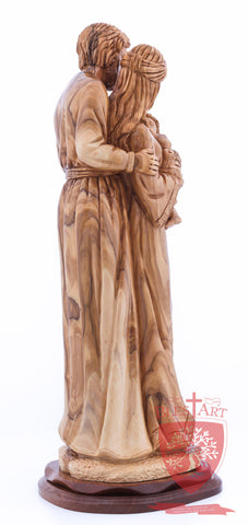 Holy Family, Joseph Looking Over the Shoulder style, Size: 17.7" Height