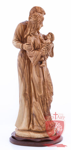 Holy Family, Joseph Looking Over the Shoulder style, Size: 17.7" Height