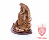 The Pieta on Mahogany Base, Museum Quality, 9"/ 23 cm height