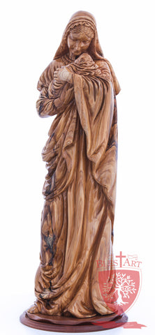 Bavarian Madonna & Child - Museum Quality - Olive wood