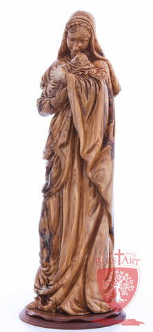 Bavarian Madonna & Child - Museum Quality - Olive wood