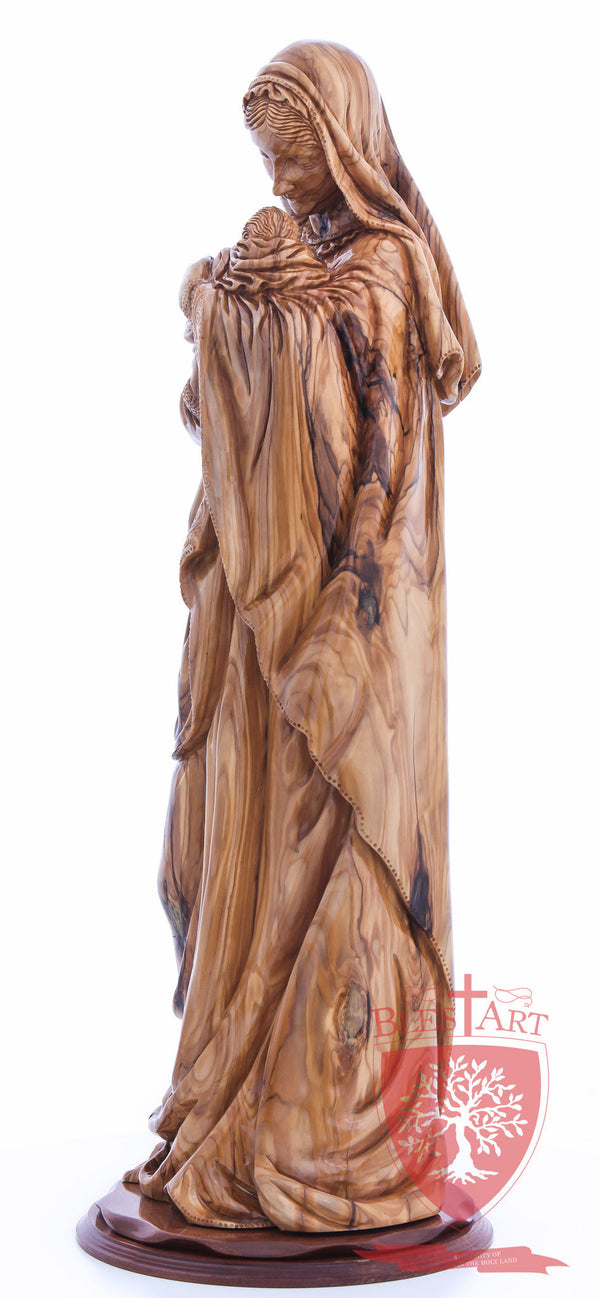 Bavarian Madonna & Child - Museum Quality - Olive wood