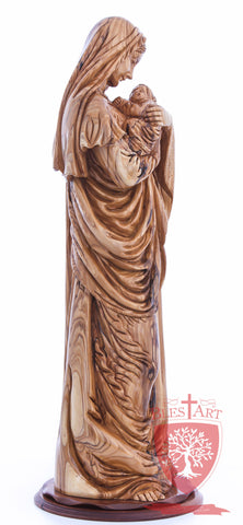 Bavarian Madonna & Child - Museum Quality - Olive wood