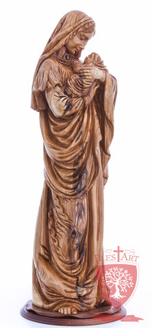 Bavarian Madonna & Child - Museum Quality - Olive wood