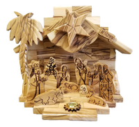 Nativity set, Musical, With incense from the tomb of Jesus, Available in different sizes