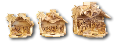 Nativity set, Musical, With incense from the tomb of Jesus, Available in different sizes