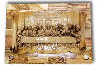 Plaque, The Last Supper, With tow Holy Items