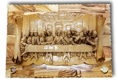 Plaque, The Last Supper, With tow Holy Items