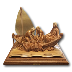 Jesus and the Miraculous Catch of Fish.