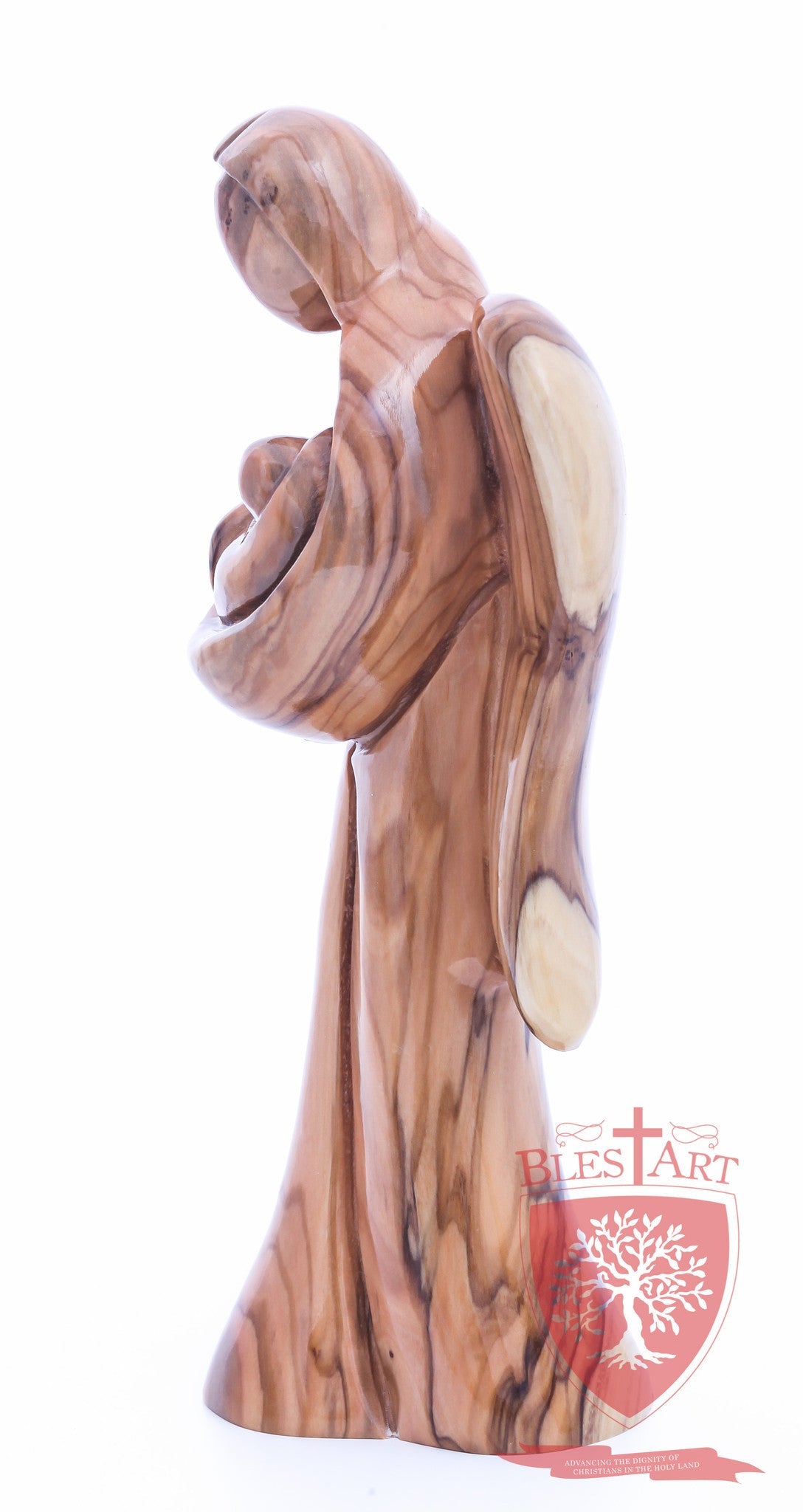 Angel with Baby Jesus, Plain Face