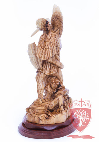 St. Michael the Archangel, Size: 8.5" Height, 5.5'' width