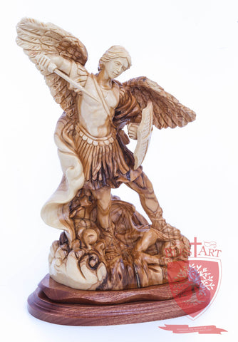 St. Michael the Archangel, Size: 8.5" Height, 5.5'' width